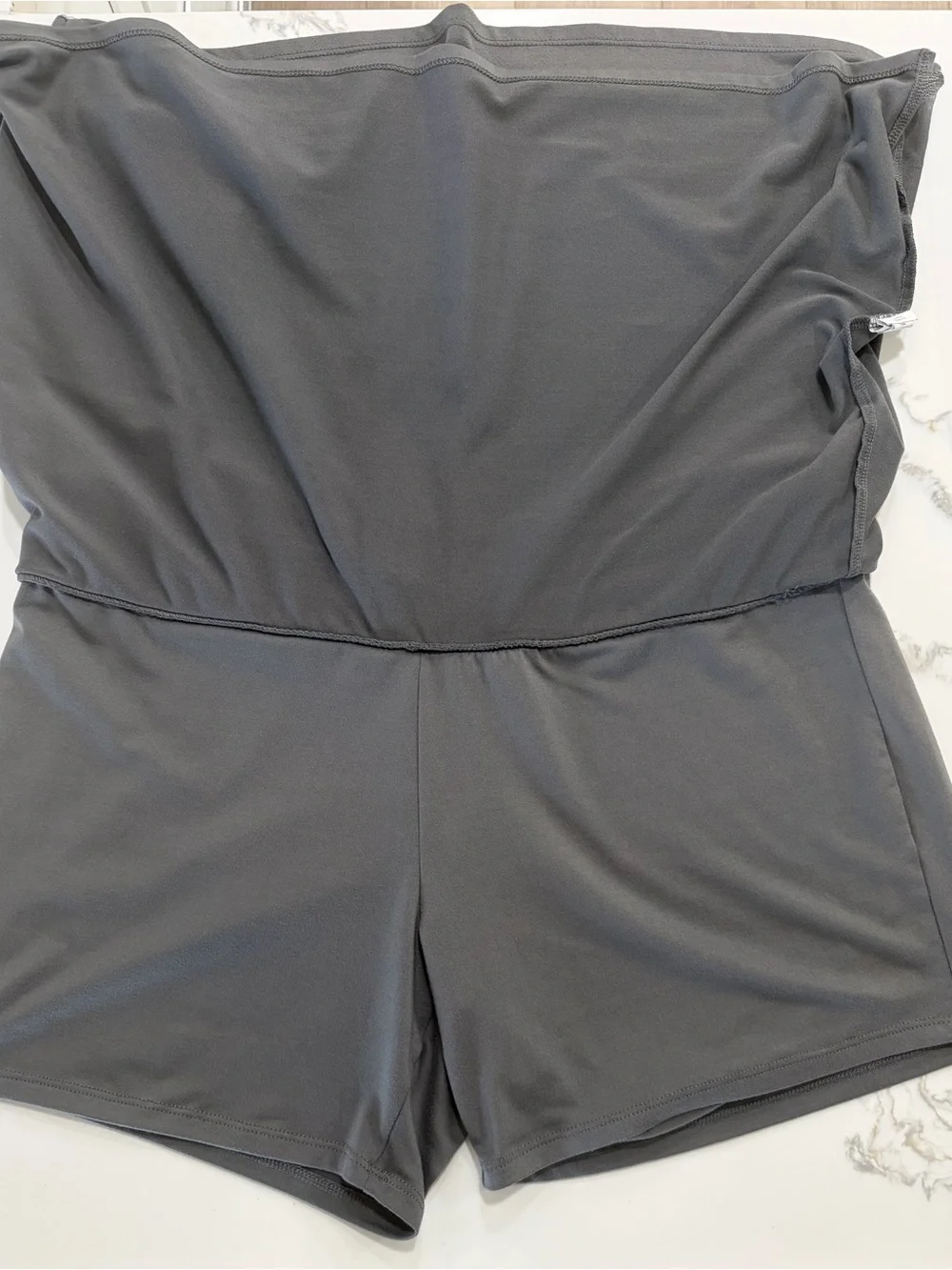 Rare Tranquility Clothing Company Grey Solid Athletic Skort Pickle Ball Gray - Picture 5 of 8